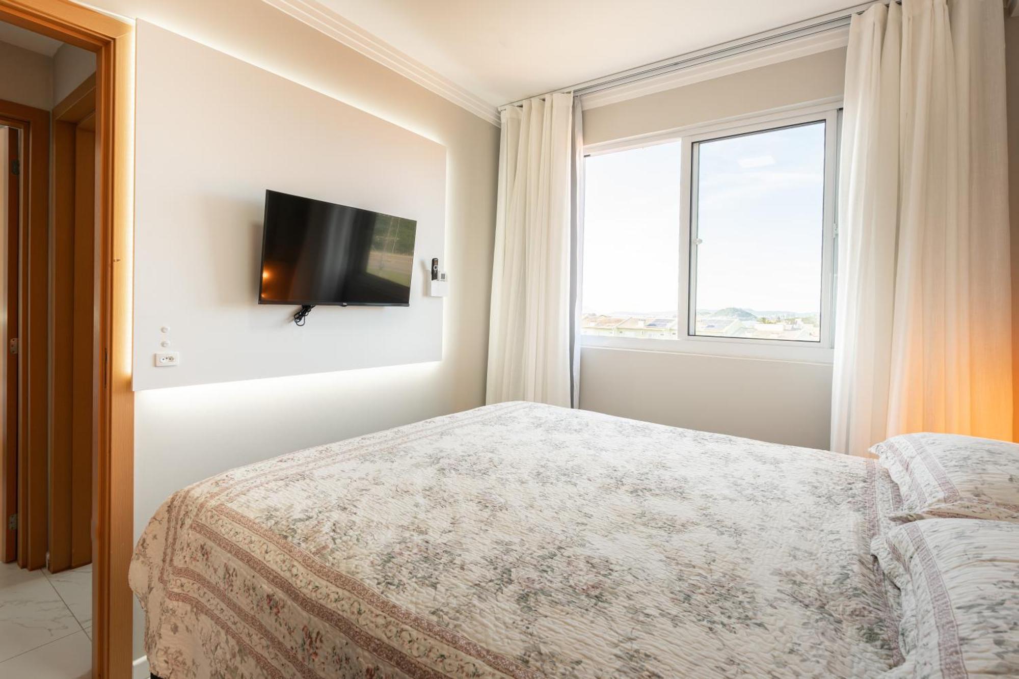 Aptos Completos Com Vista Mar Pe Na Areia Em Barra Velha Em Condominio Resort Com Spa, Piscina, Quadra De Futebol, Sala De Jogos, Brinquedoteca, Complexo Com Diversos Comercios Værelse billede