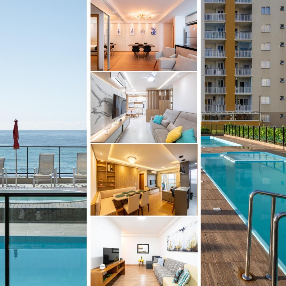 Aptos Completos Com Vista Mar Pe Na Areia Em Barra Velha Em Condominio Resort Com Spa, Piscina, Quadra De Futebol, Sala De Jogos, Brinquedoteca, Complexo Com Diversos Comercios Eksteriør billede